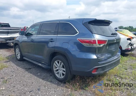 2015 Toyota Highlander Le V6 z USA, uszkodzony, nr VIN 5TDZKRFH7FS089672
